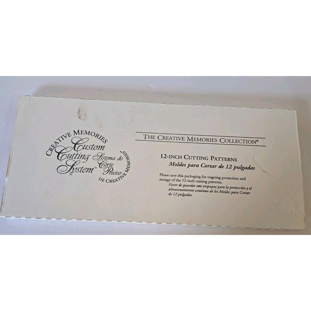 Creative Memories Collection 12 Inch Cutting Patterns Sealed Box